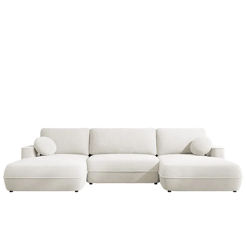 Uppland Bäddsoffa Dubbeldivan 5-sits - Vit — Vit