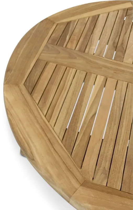 Utdragbart teakbord 150–210 cm för utomhusbruk med butterfly-funktion \| Saltö