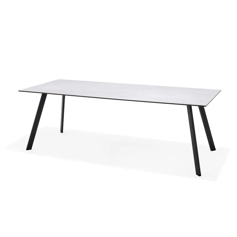 Utebord OPAL rektangulärt 220 cm - grå — Lifestyle Garden