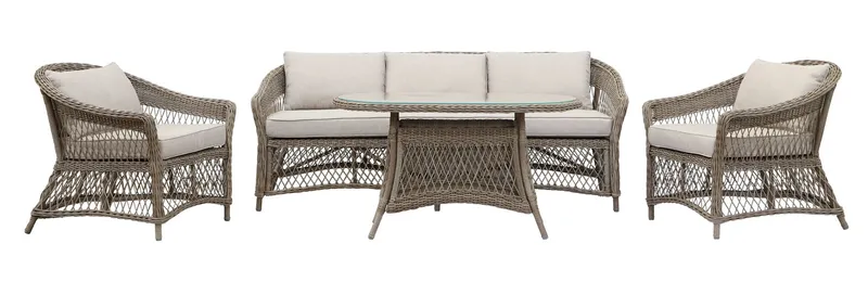 Utemöbelgrupp Provence Lounge - beige — beige