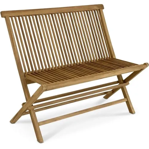 Utesoffa | Saltö | ihopfällbar soffa i teak — -