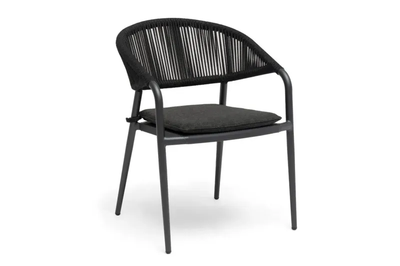 Utestol Hillerstorp Ekeryd 4-pack Antracitgrå — Hillerstorp