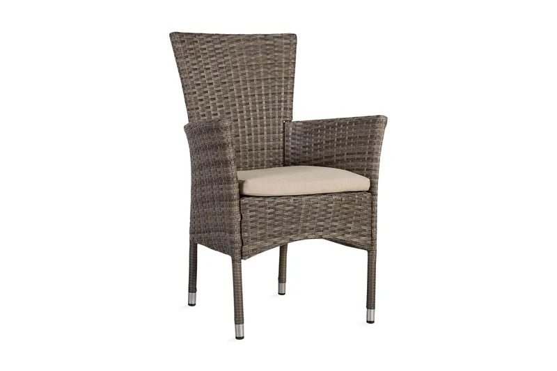 Utestol Paloma Med Kudde 57x59xh90 cm Brungrå