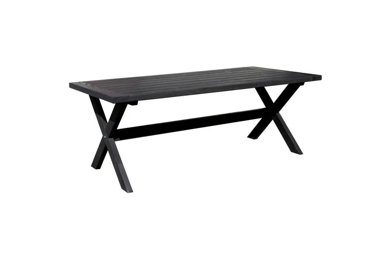 Utomhusbord Oxford 220 Svart - Svart — Svart