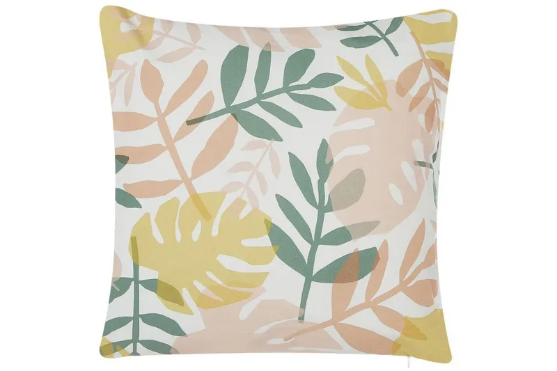 Utomhuskudde Grimer 45x45 cm - Vit/Grön/Rosa/Gul — Vit/Grön/Rosa/Gul