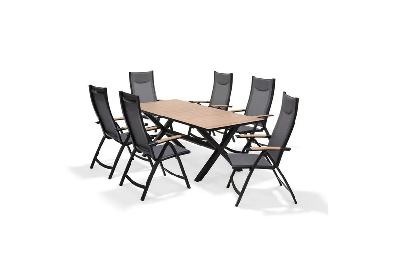 Utomhusmöbelgrupp Lifestyle Garden Panama 200 cm 6 pos. fotölj - 6 pos. fotölj — Lifestyle Garden