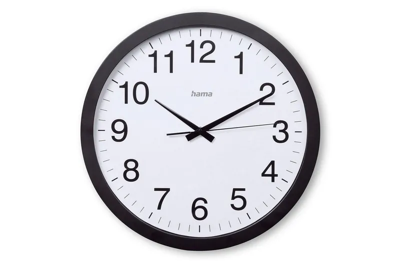 Väggklocka Hama Aruba 40 cm - Svart — Hama