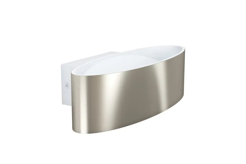 Vägglampa Eglo Maccacari Nickel-Matt/Vit - Vit — Eglo