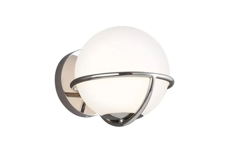 Vägglampa Feiss Apollo Polerad Nickel - Polerad Nickel — Polerad Nickel