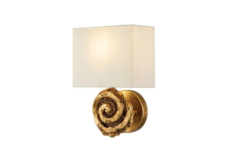 Vägglampa Flambeau Swirl Guld Blad - Guld Blad — Guld Blad
