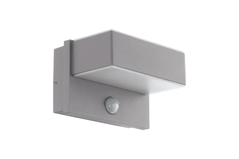 Vägglampa Utebelysning Eglo Azzinano med Sensor - Silver/Vit — Eglo