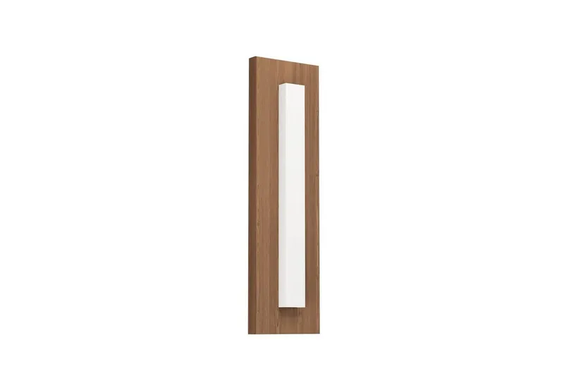 Vägglampa Utebelysning Eglo Bitetto - Vit/Brun — Eglo