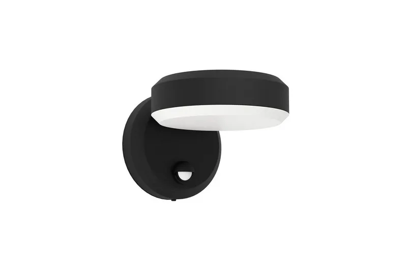 Vägglampa Utebelysning Eglo Fornaci med Sensor - Vit/Svart — Eglo