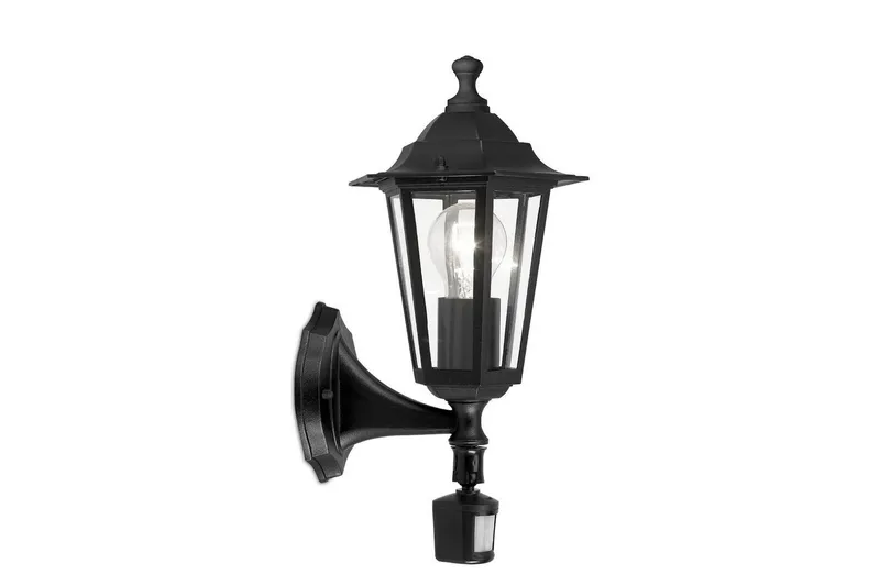 Vägglampa Utebelysning Eglo Laterna 4 med Sensor - Svart — Eglo
