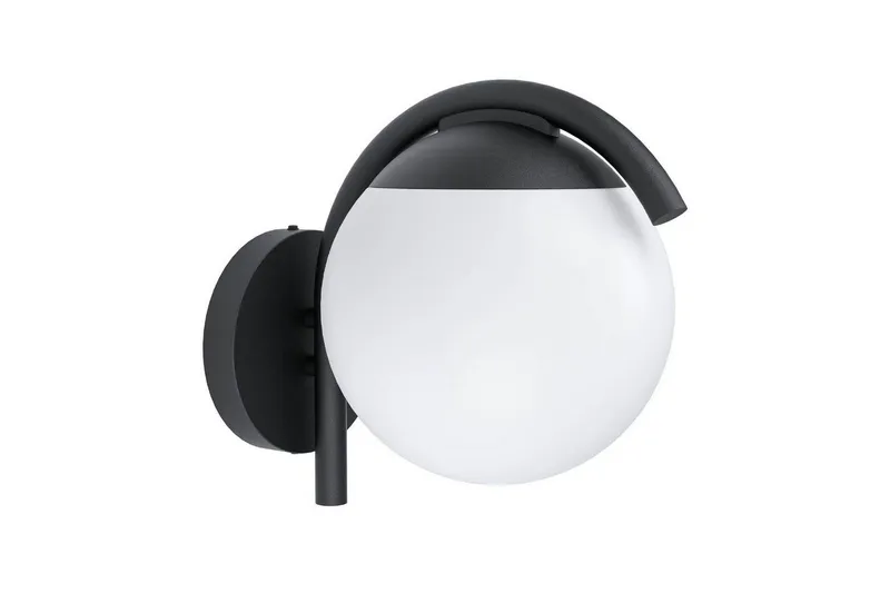 Vägglampa Utebelysning Eglo Prata Vecchia - Svart/Vit — Eglo