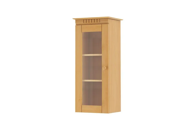 Väggskåp Cubrix 1 Dörr Betsat/Vax Glas, Glasdörr - Betsat/Vax Glas, Glasdörr — Loft24
