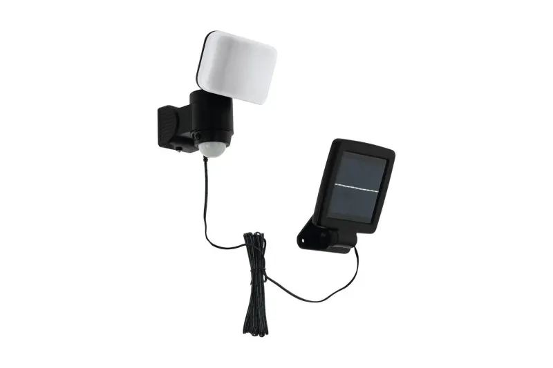 Väggstrålkastare Utebelysning Eglo Casabas med Sensor Svart - Svart/Vit — Eglo