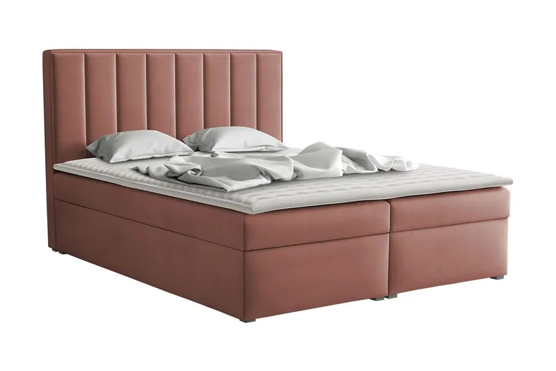 Valasco Kontinentalsäng 160x200 cm Rosa - Rosa — Rosa