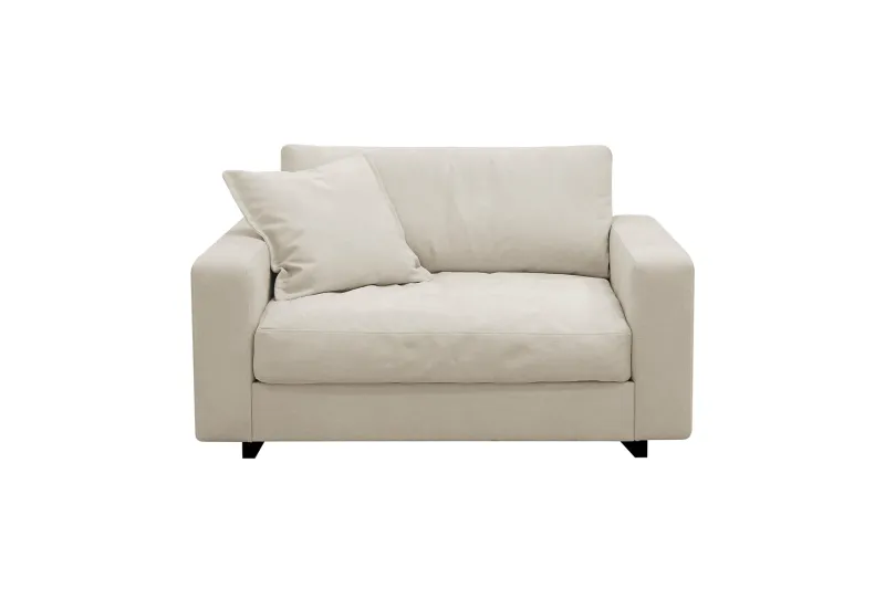 Valencia Extra Djup Fåtölj i Chenille - Beige — Scandinavian Choice