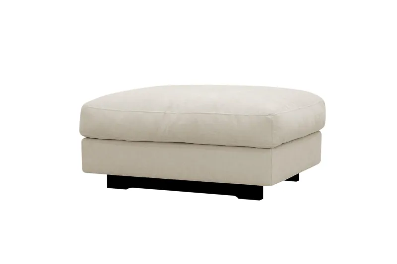 Valencia Fotpall - Beige — Scandinavian Choice