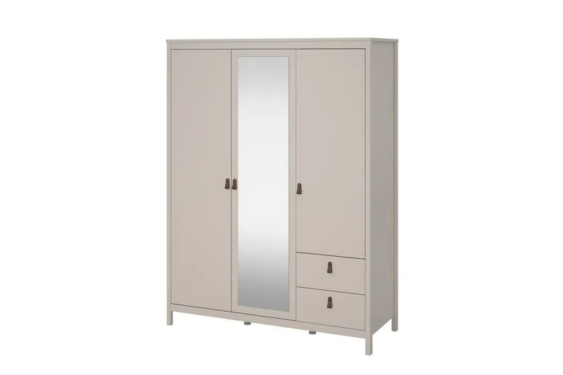 Vallvidera Garderob med Spegel 150x199 cm - Beige — Tvilum