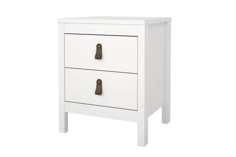 Vallvidera Sängbord 44 cm - Vit — Scandinavian Choice