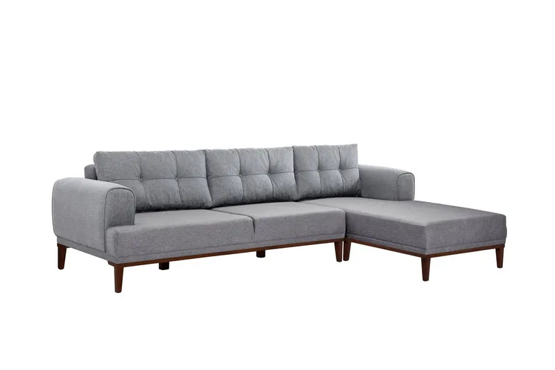 Valsot 4-sits Soffa med Divan - Grå (Art.nr 3062965) — Grå