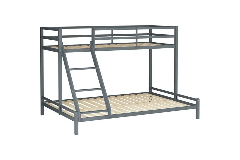 Våningssäng Alpi 280x142x143 cm, Grå - 280x142x143 cm, Grå — Loft24