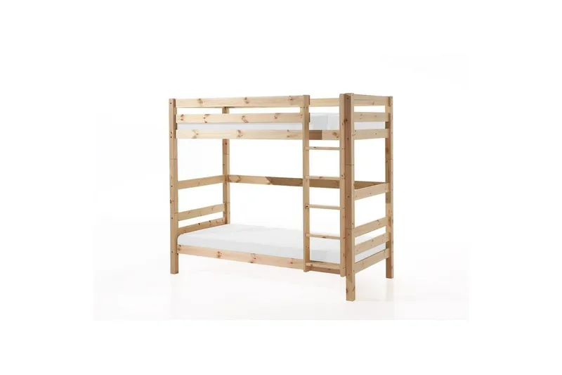 Våningssäng Pino Set med 2 Lådor Naturlig, 180 cm - Naturlig, 180 cm — Naturlig, 180 cm