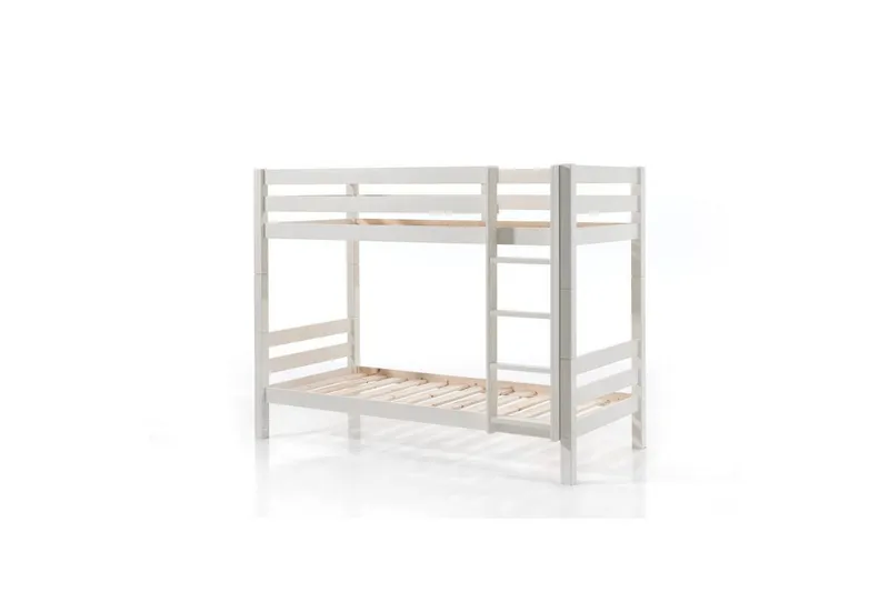 Våningssäng Pino Set med 2 Lådor Vit, 160 cm - Vit, 160 cm — Vit, 160 cm
