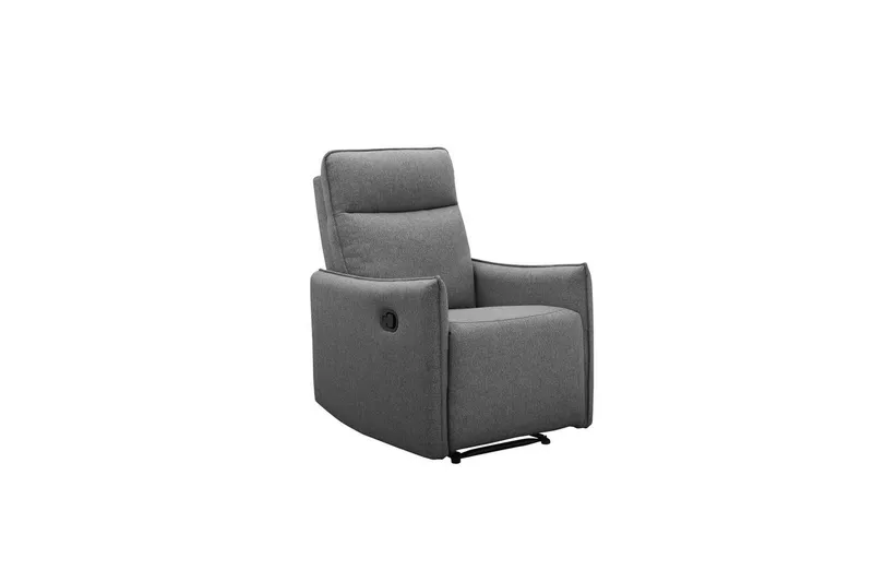 Vanlig liggfåtölj Loft24 Reclinerstol Loft24 Lugo Grey Artificial leather — Loft24