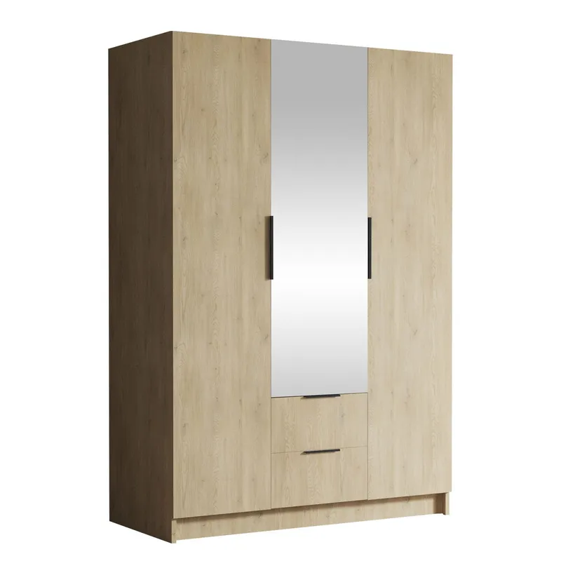 Varros Garderob med Spegel 150x216 cm - Brun (Art.nr 3111511) — Brun