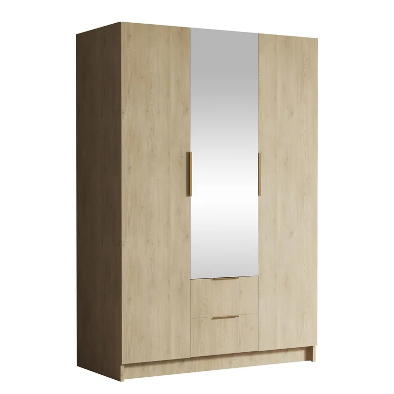 Varros Garderob med Spegel 150x216 cm - Brun (Art.nr 3111509) — Brun