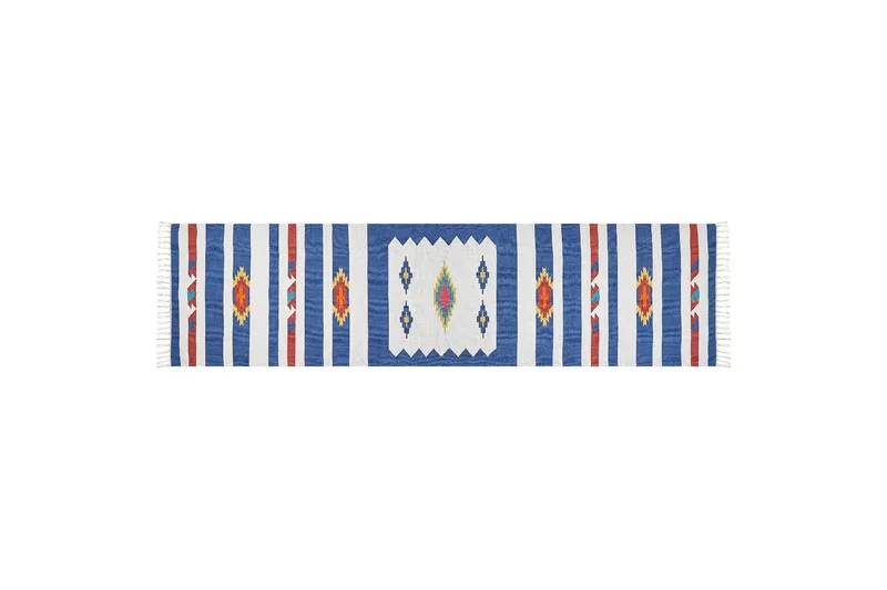 Varser Bomullsmatta 80x300 cm - Blå — Blå