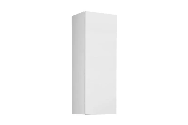 Vasil Vitrinskåp 35 cm - Vit/Vit Högglans — Vit/Vit Högglans
