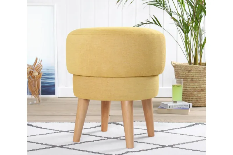 Veccio Sittpuff 47 cm - Gul — Gul