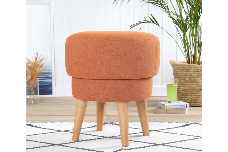 Veccio Sittpuff 47 cm - Orange — Orange