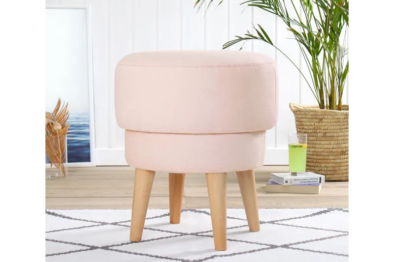 Veccio Sittpuff 47 cm - Rosa — Rosa