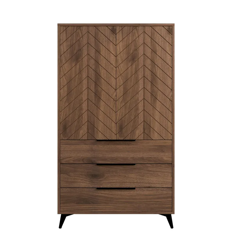 Vemdalen Garderob 104x180 cm - brun — brun