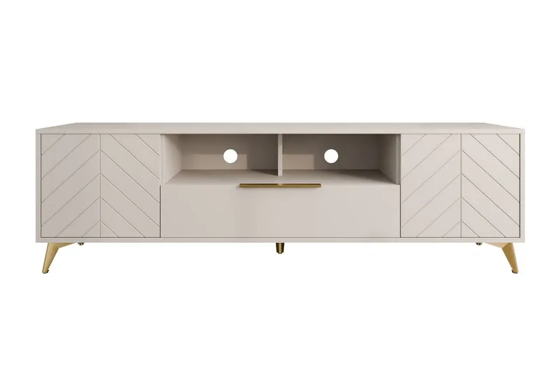 Vemdalen Tv-bänk 204 cm - Sand beige — Sand beige