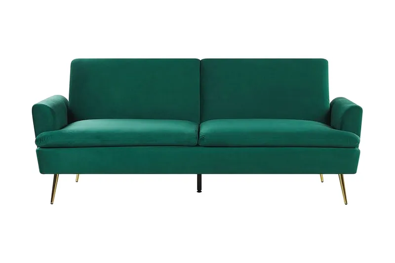 Vettre 3-sits Bäddsoffa - Sammet/Mörkgrön — Sammet/Mörkgrön