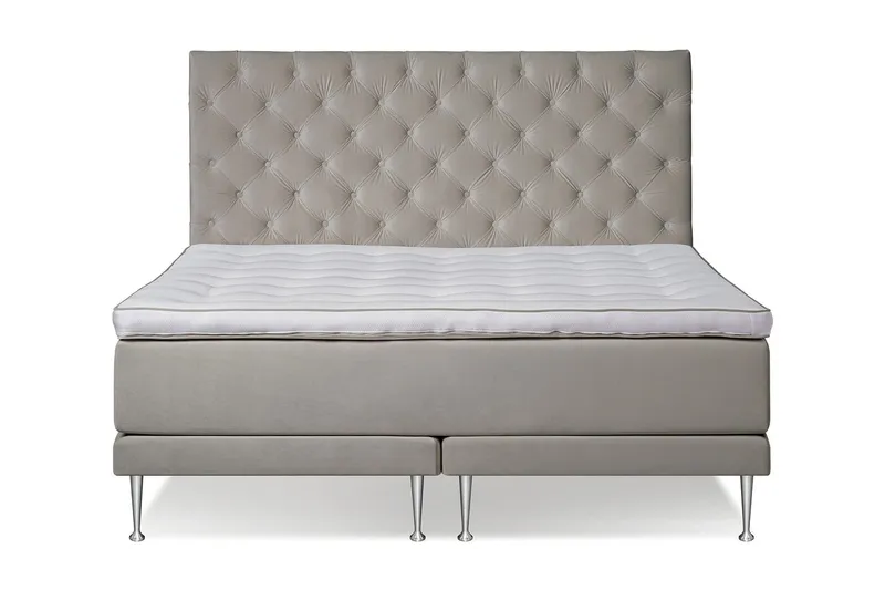 Victoria Komplett Sängpaket 160x200 - Beige — Beige