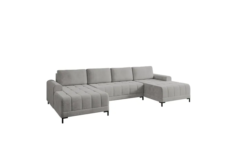 Vilshult Soffa Dubbeldivan 4-sits - Ljusgrå — Ljusgrå