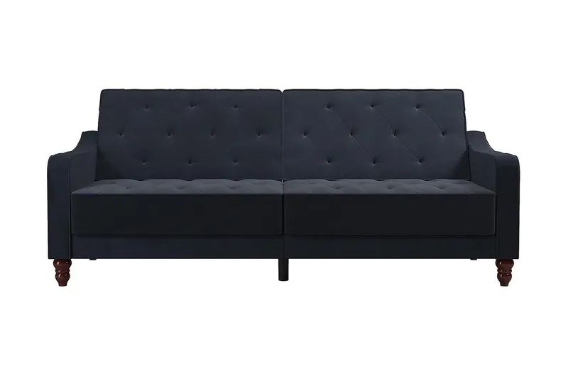 Vintage Tufted 2-sits Bäddsoffa Marinblå - Novogratz — Novogratz
