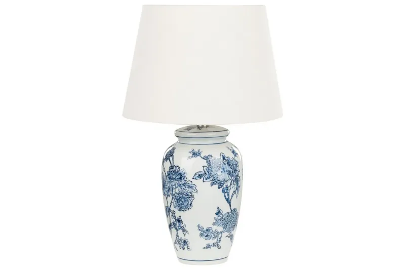 Virhal Bordslampa 54 cm E27 - Vit/Blå — Vit/Blå