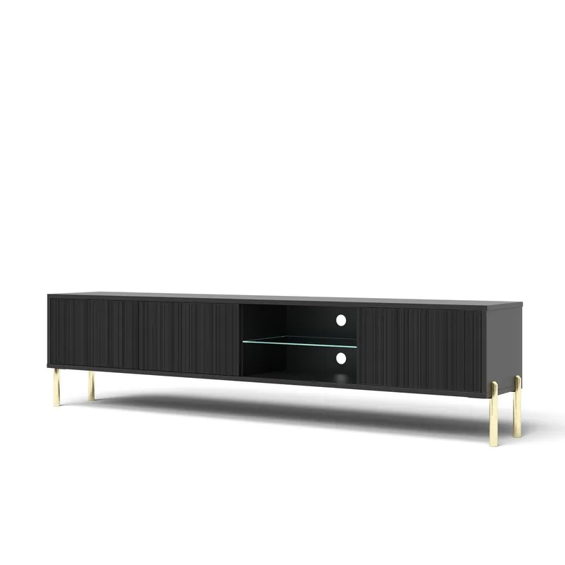 Virmani Tv-bänk 175 cm - Svart — Svart