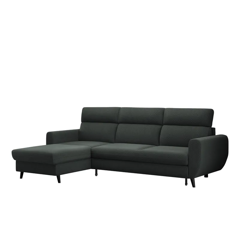 Vylon 3-sits Bäddsoffa med divan - grå (Art.nr 3433795) — grå