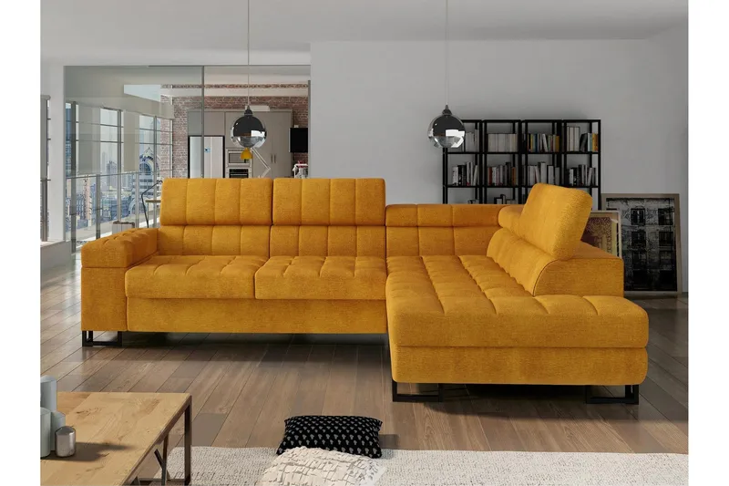 Warwick Bäddsoffa m. Schäslong 3-sits - Orange (Art.nr 3099322) — Orange