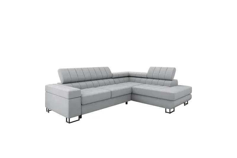 Warwick Bäddsoffa med Schäslong 3-sits - Grå (Art.nr 3116229) — Grå