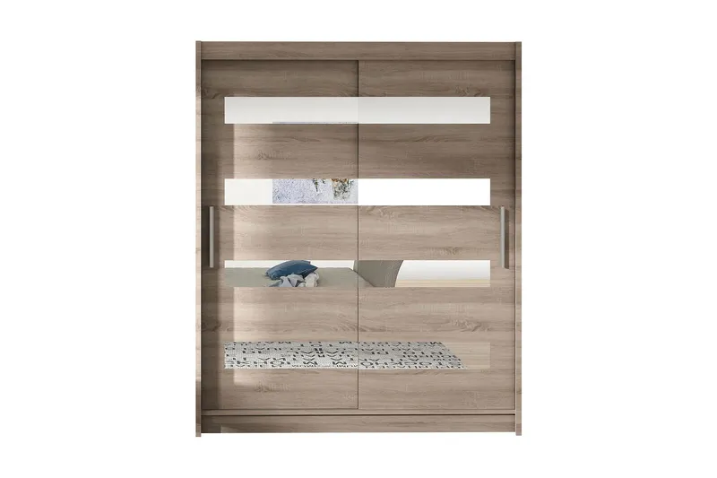 West Garderob 150x58x200 cm - Beige — Beige